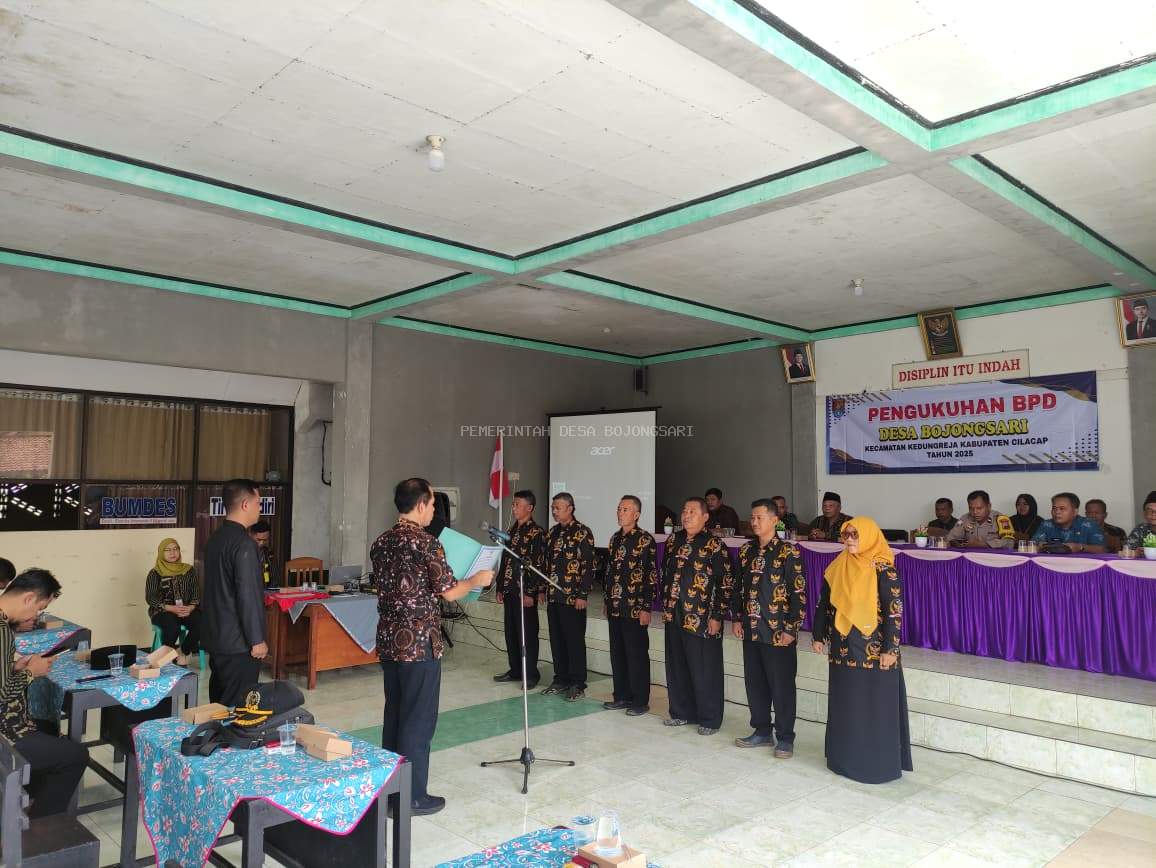 Pengukuhan BPD Bojongsari, Momentum Memperkuat Kolaborasi Pemerintah Desa dan Masyarakat