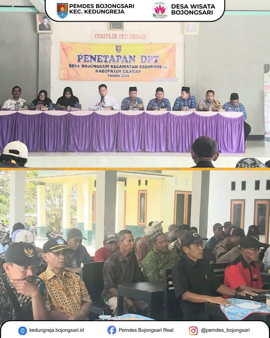 Penetapan DPT Pilkades Desa Bojongsari Tahun 2026